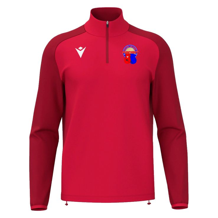 SNR PUNCHOUT ISEN 1/4 ZIP TRACKSUIT TOP Macron Sports Hub Hastings