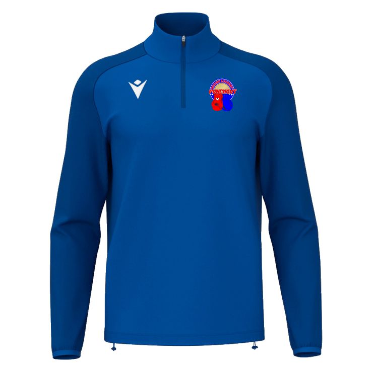 SNR PUNCHOUT ISEN 1/4 ZIP TRACKSUIT TOP Macron Sports Hub Hastings