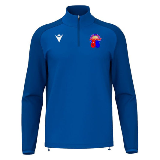 SNR PUNCHOUT ISEN 1/4 ZIP TRACKSUIT TOP Macron Sports Hub Hastings