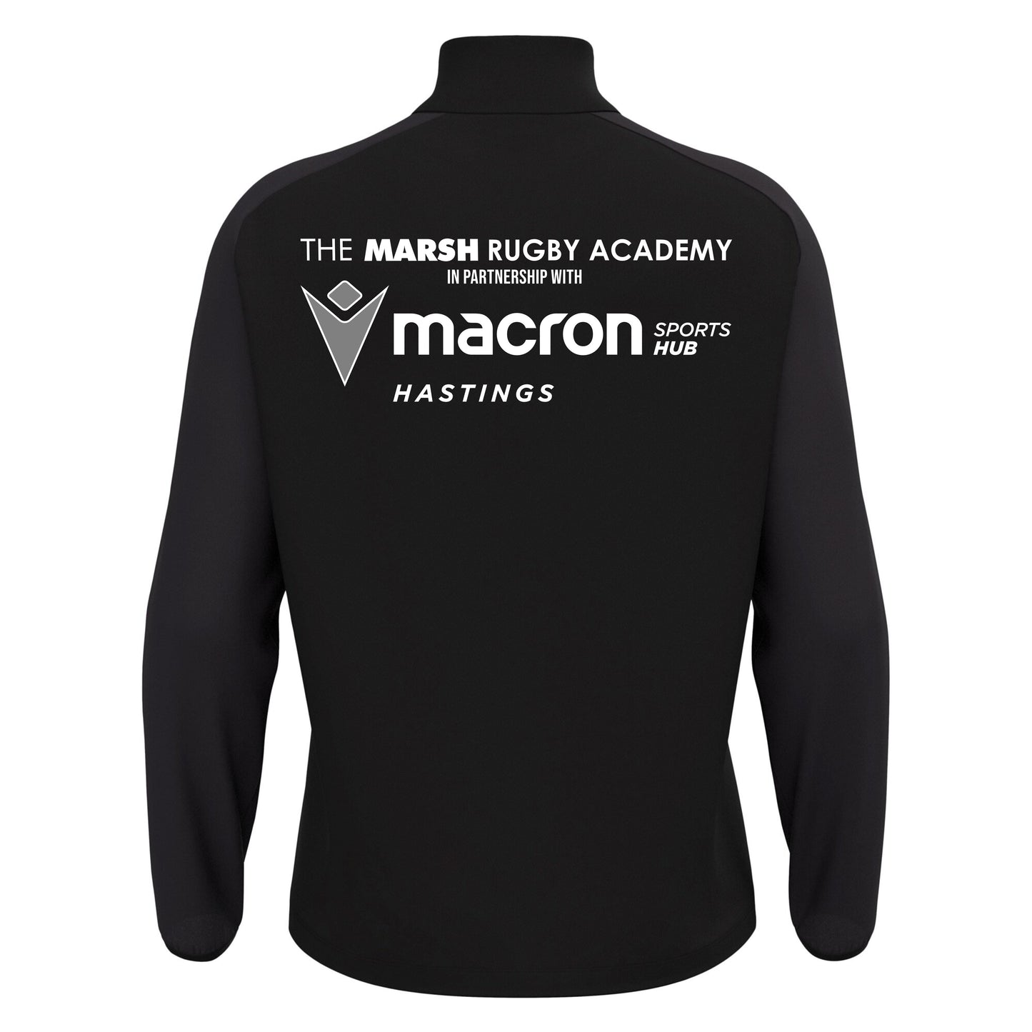 MARSH RUGBY ACADEMY ISEN 1/4 ZIP Macron Sports Hub Hastings