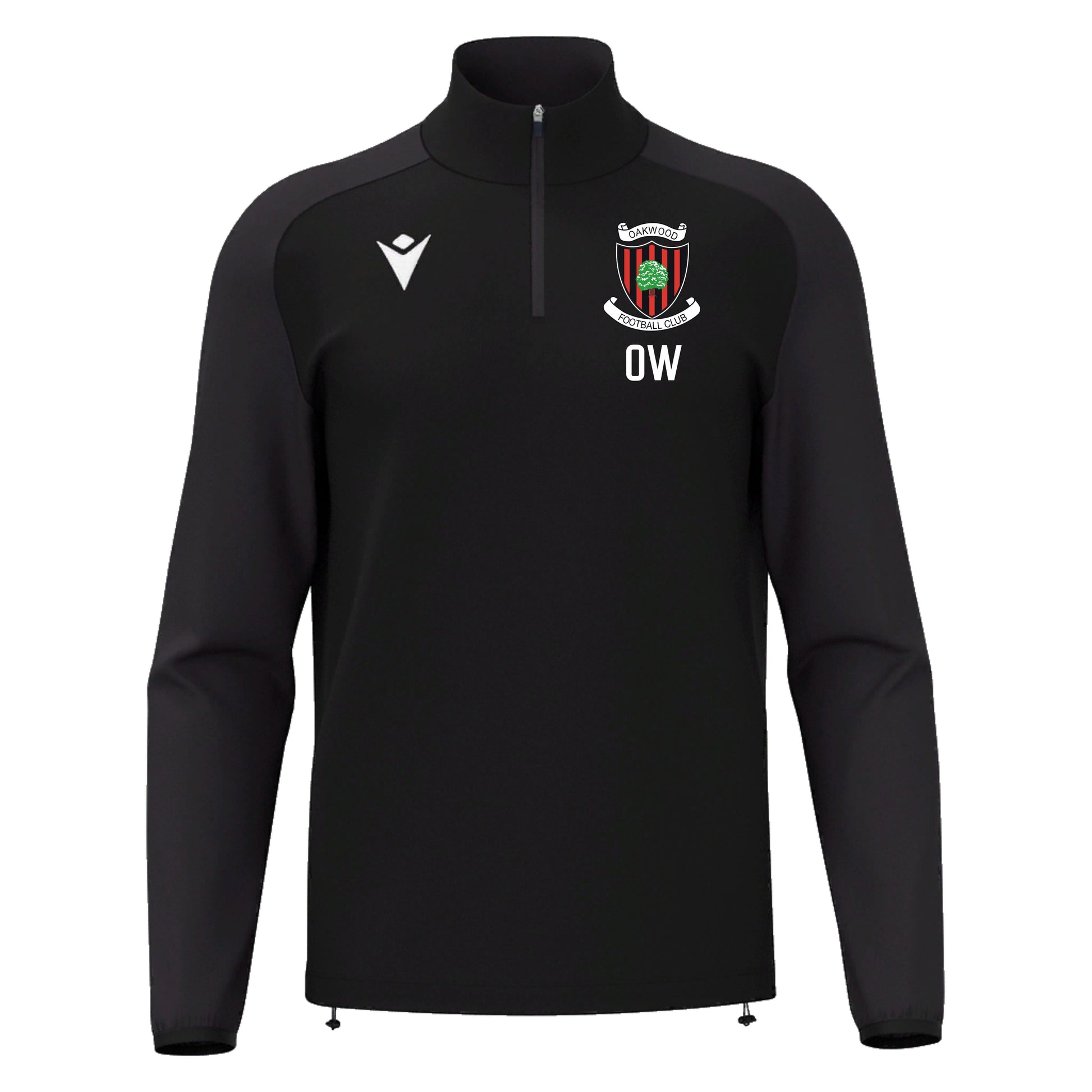 OAKWOOD FC JNR ISEN 1/4 ZIP TOP