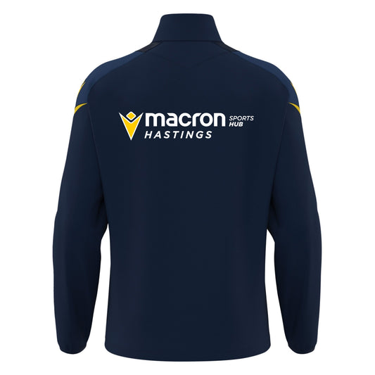 LANCING FC SNR HOLLOW 1/4 ZIP TRAINING TOP Macron Sports Hub Hastings