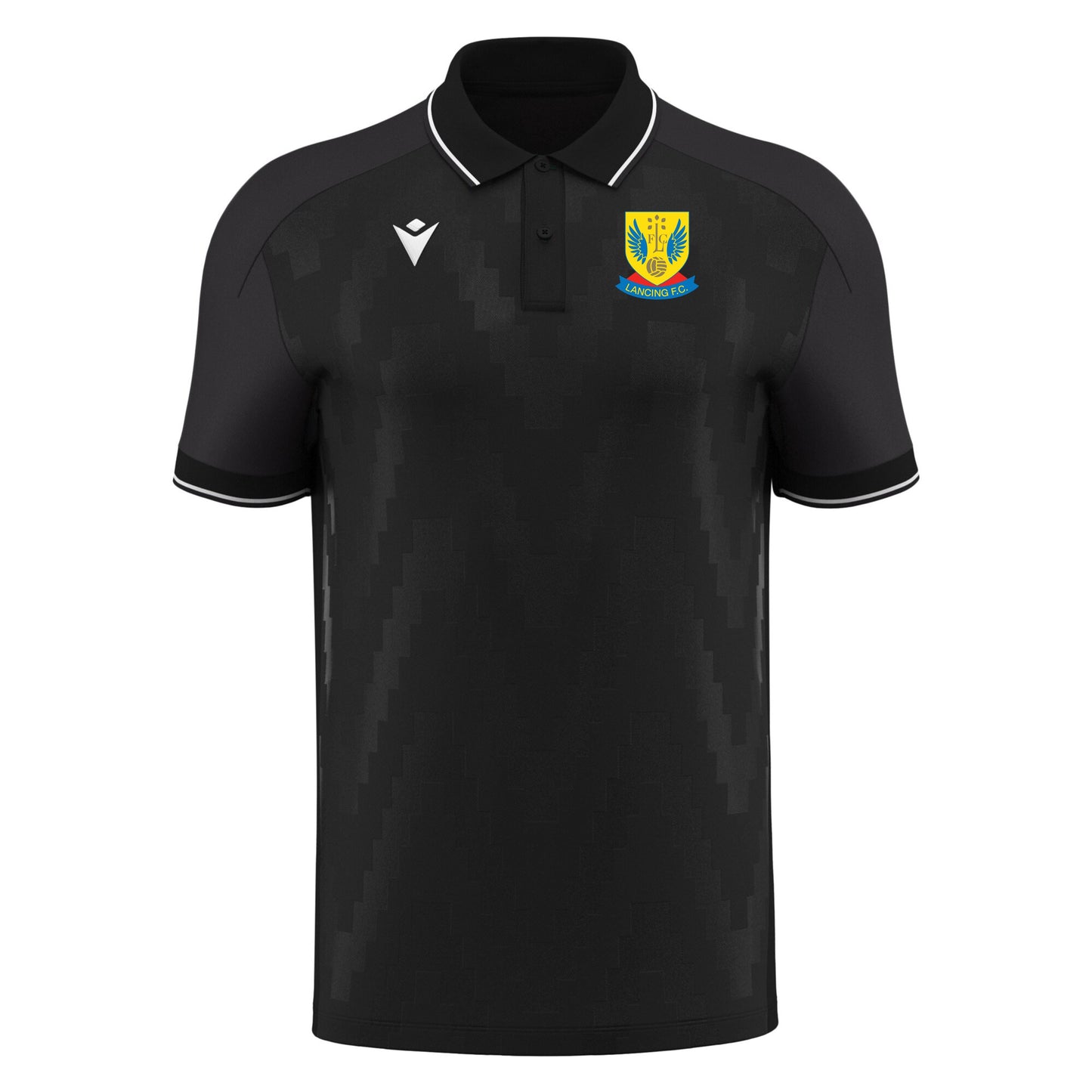 LANCING FC COACHES ECHOES POLO SHIRT Macron Sports Hub Hastings
