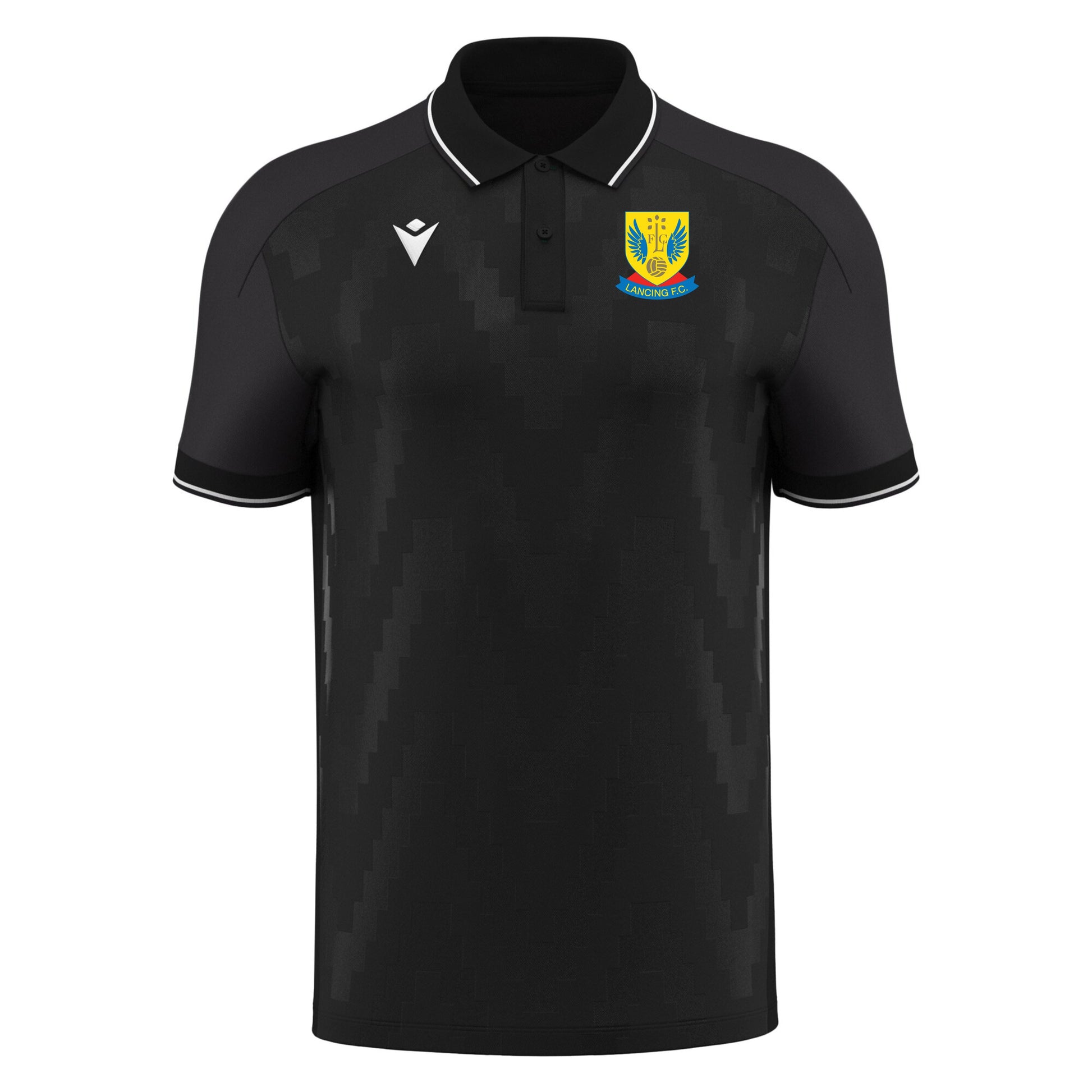LANCING FC COACHES ECHOES POLO SHIRT Macron Sports Hub Hastings