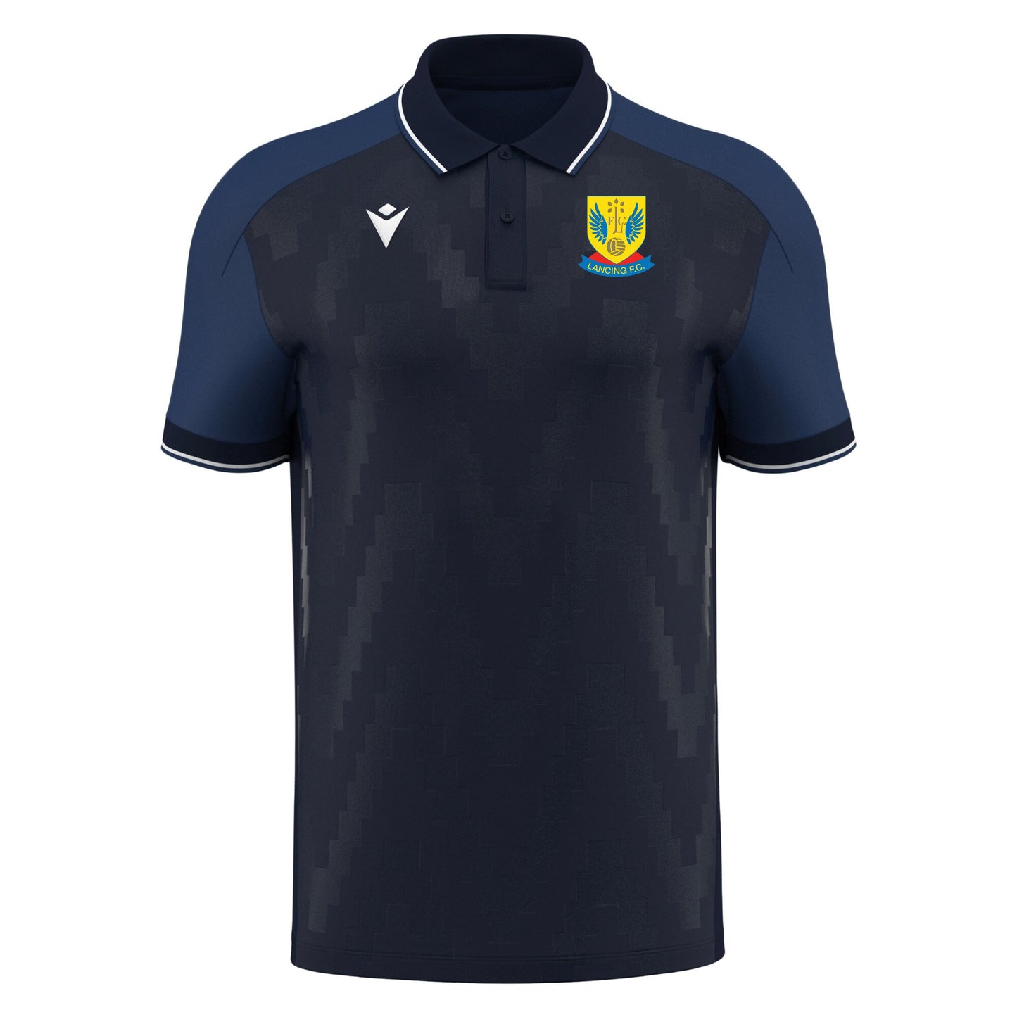 LANCING FC SNR ECHOES POLO SHIRT Macron Sports Hub Hastings