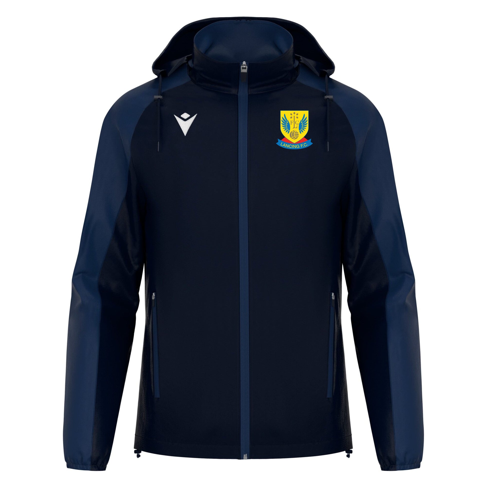 JNR LANCING FC PLAYERS ELBRUS SHOWERPROOF JACKET Macron Store Hastings