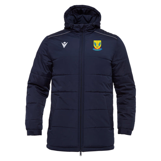 JNR LANCING FC NAVY GYOR PADDED JACKET Macron Store Hastings