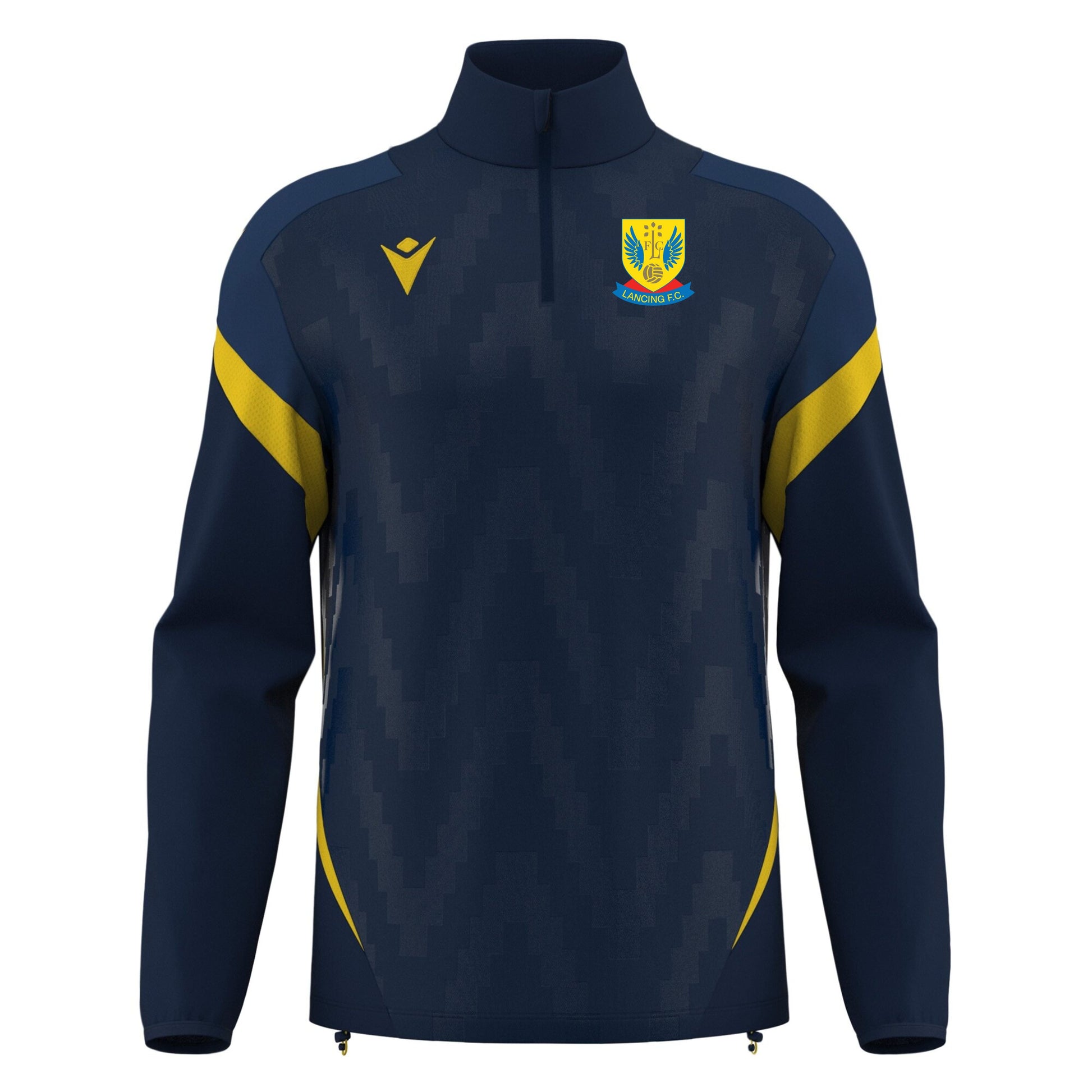 LANCING FC SNR HOLLOW 1/4 ZIP TRAINING TOP Macron Sports Hub Hastings