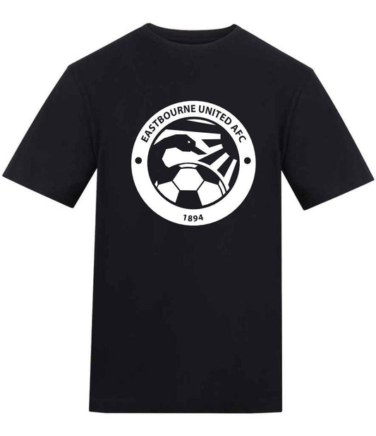 EASTBOURNE UNITED AFC JNR CLUB TEE - BIG LOGO Macron Store Hastings