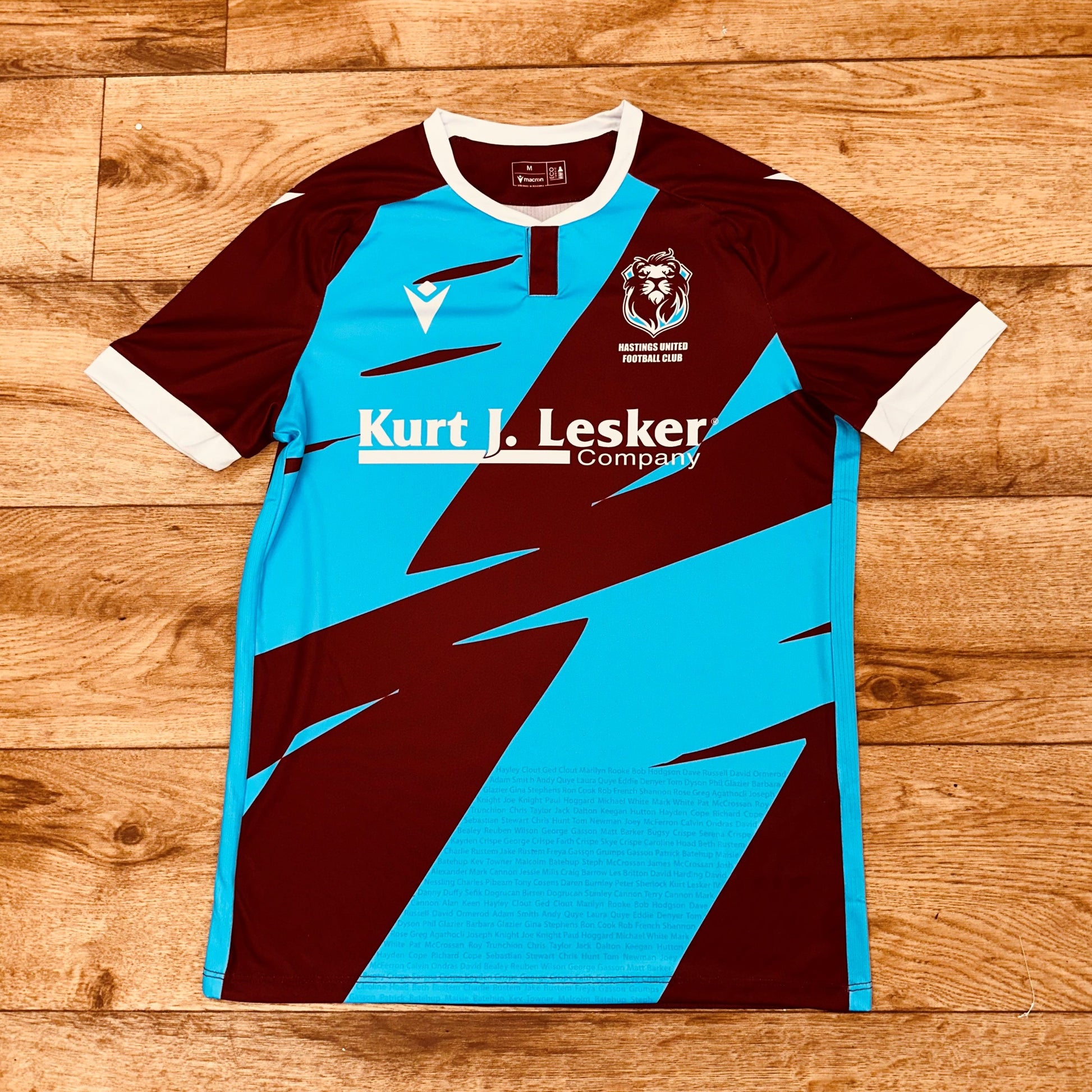 JNR HASTINGS UNITED FC HOME MATCH DAY REPLICA SHIRT Macron Store Hastings