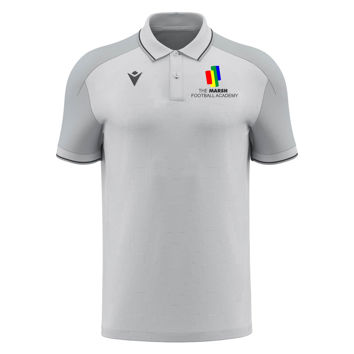 MARSH BOYS FOOTBALL ACADEMY ECHOES POLO SHIRT Macron Sports Hub Hastings