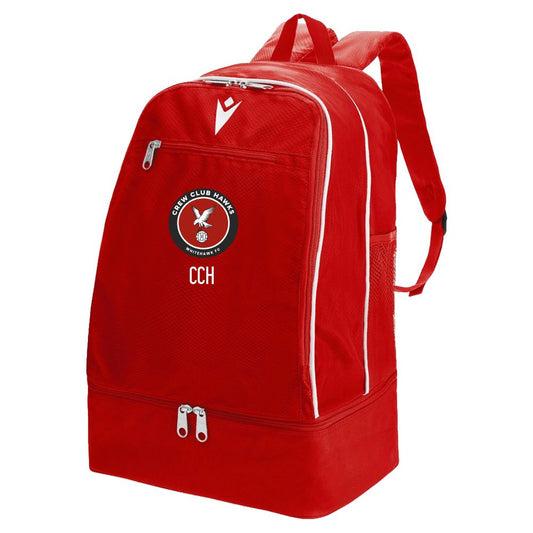 CREW CLUB HAWKS - PLAYERS RED ACADEMY EVO BAG Macron Store Hastings