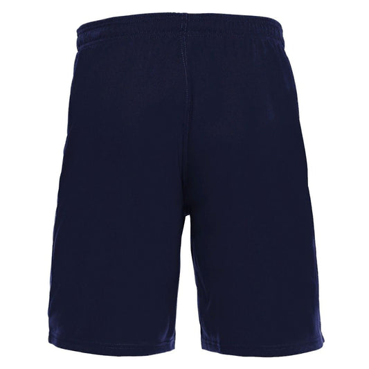 TACKLEWAY FC JNR NAVY/WHITE LEISURE SHORTS Macron Store Hastings