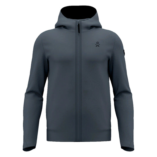 BEXHILL UNITED SNR ICON MIDNIGHT GREY FULL ZIP HOODY
