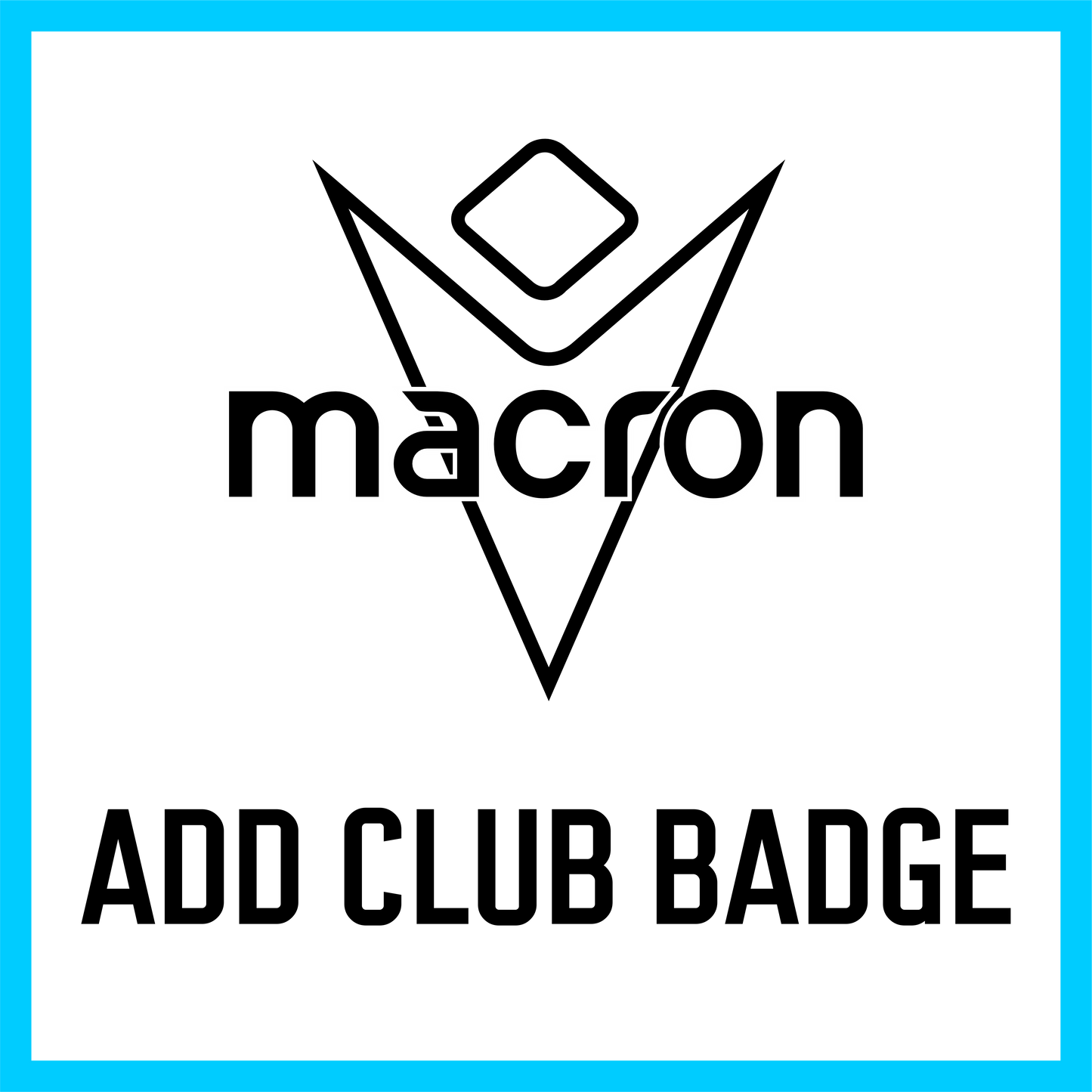 ADD CLUB BADGE Macron Sports Hub Hastings