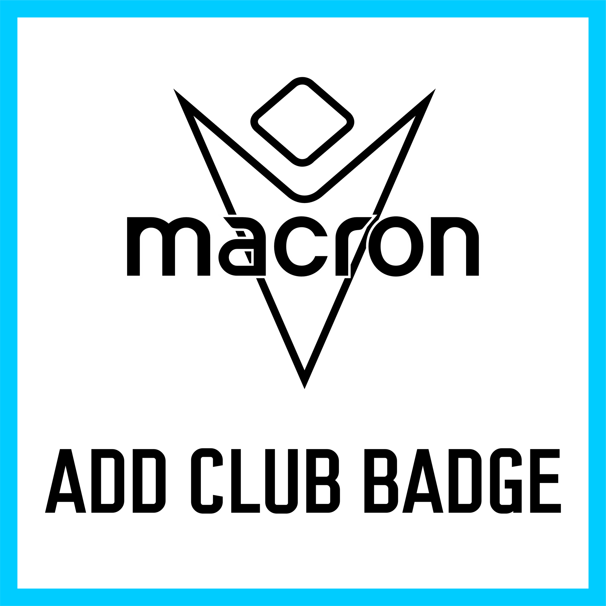ADD CLUB BADGE Macron Sports Hub Hastings