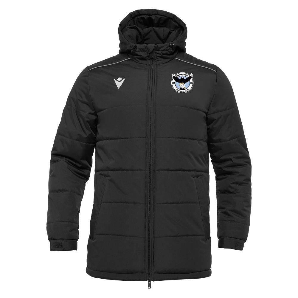 CROWHURST FC COACHES SNR WINTER NARVIK PADDED COAT Macron Store Hastings