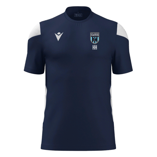 HOLLINGTON HAWKS FC JNR POLIS NAVY TRAINING TEE
