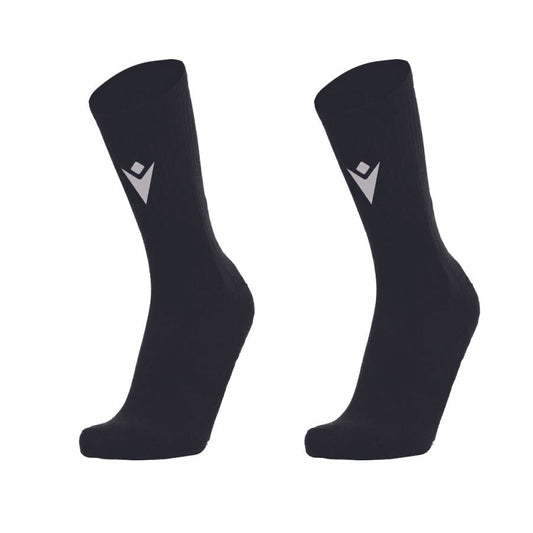 PEACEHAVEN & TELSCOMBE FC FIXED BLACK TRAINING SOCKS Macron Store Hastings