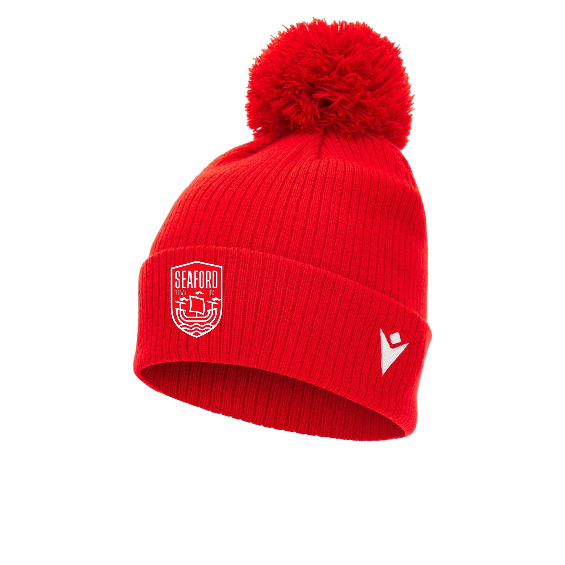 SEAFORD TOWN PLAYERS SNOW BOBBLE HAT Macron Sports Hub Hastings