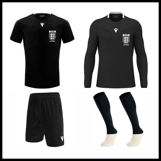 THE FA REFEREE BLACK BUNDLE Macron Sports Hub Hastings