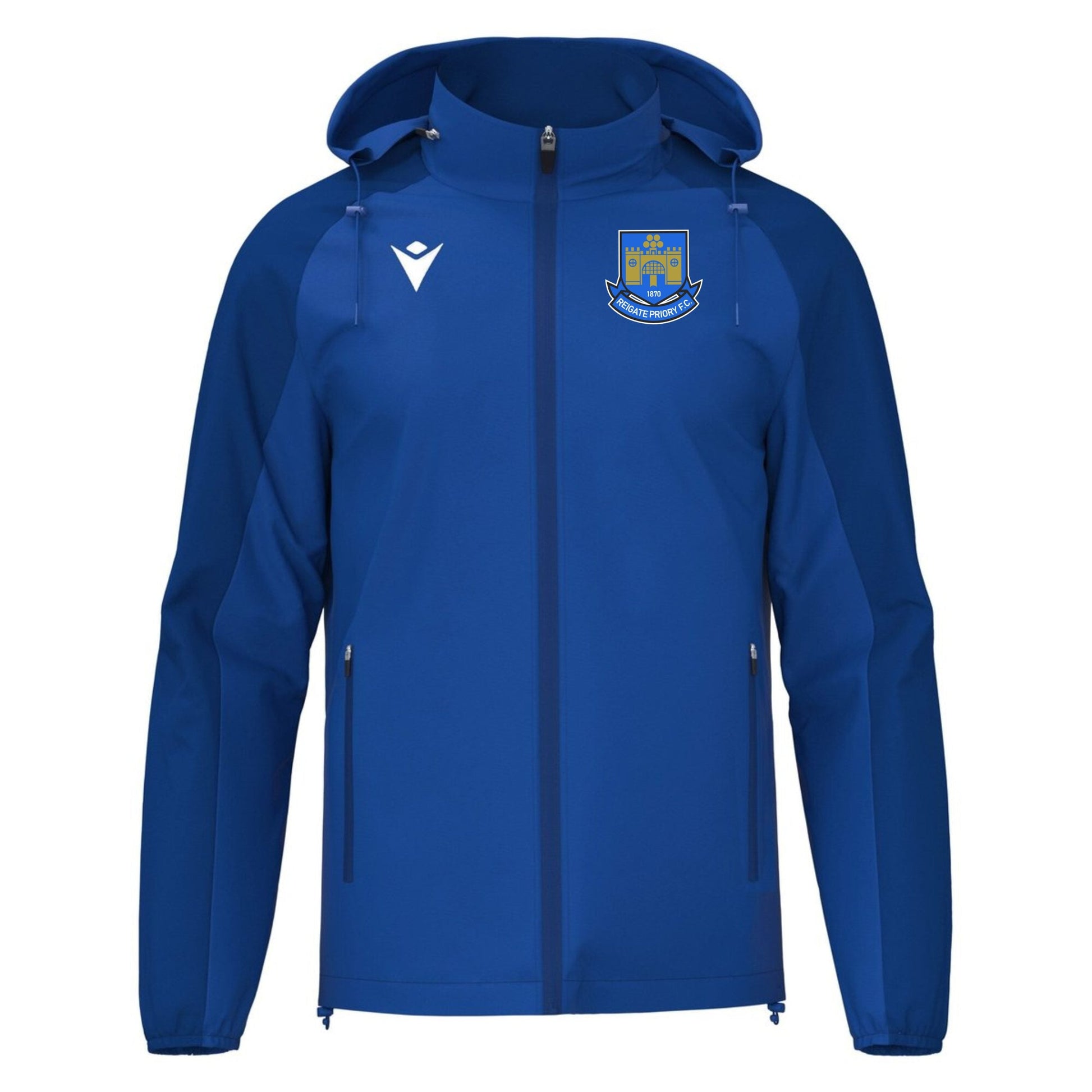 JNR - REIGATE PRIORY FC RAIN JACKET Macron Store Hastings