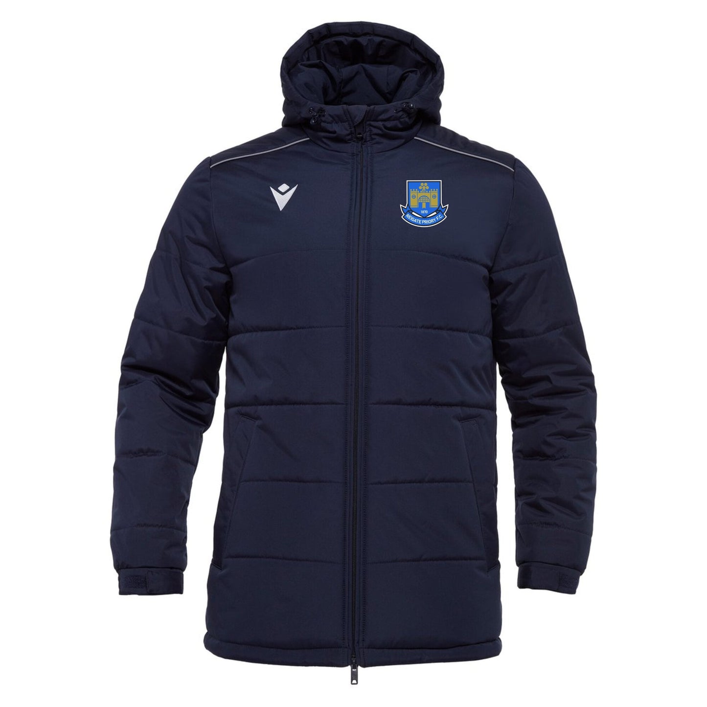 JNR - REIGATE PRIORY FC GYOR PADDED WINTER JACKET Macron Store Hastings