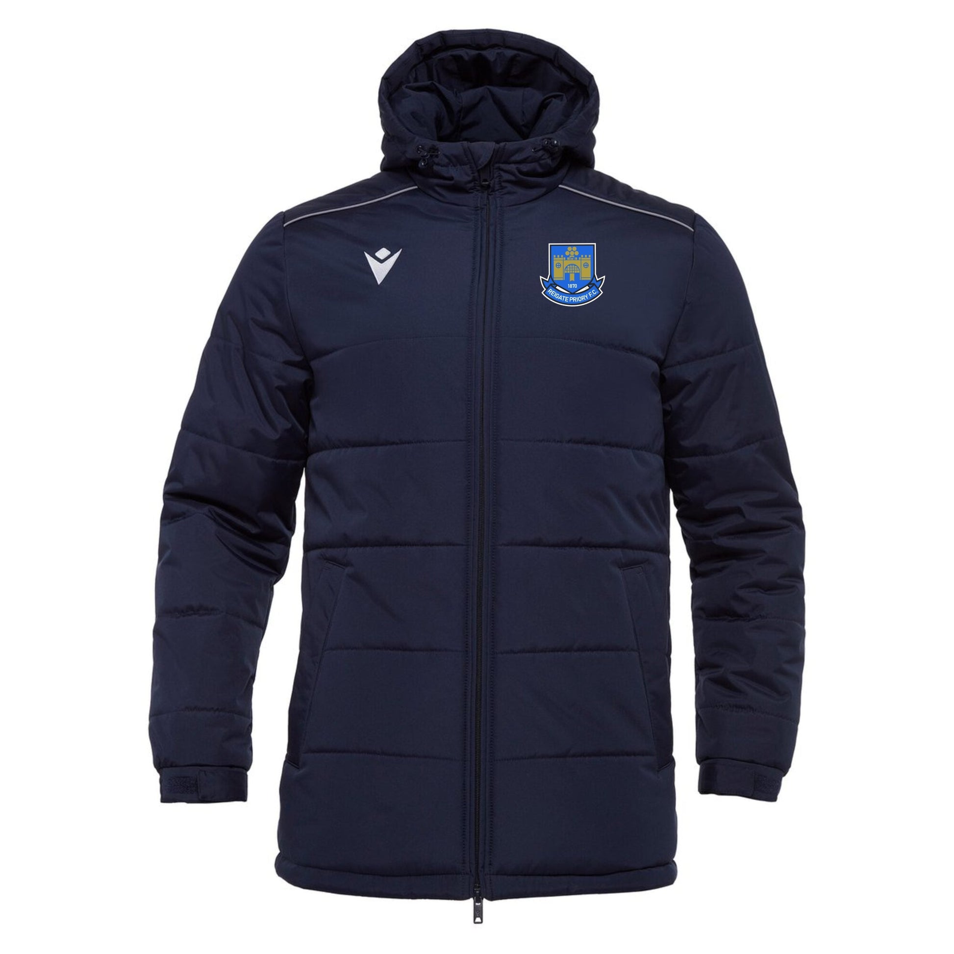 JNR - REIGATE PRIORY FC GYOR PADDED WINTER JACKET Macron Store Hastings