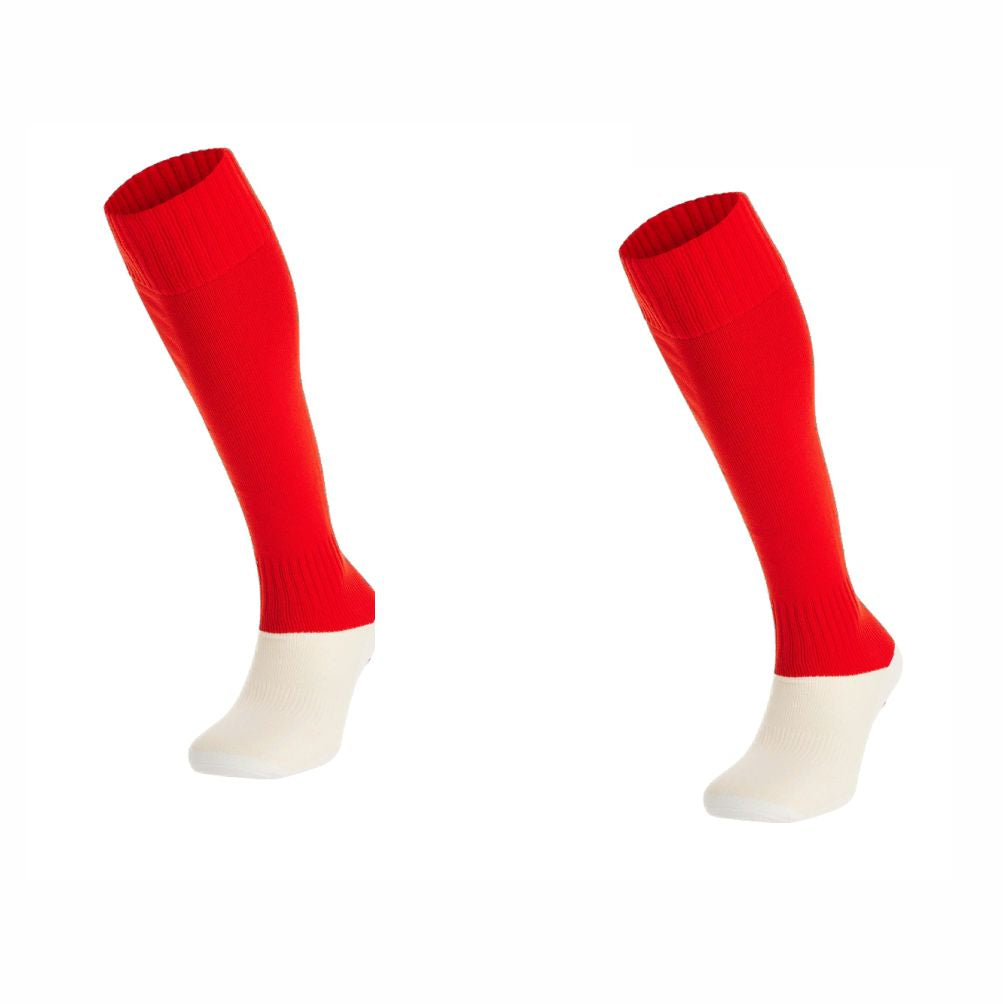 BOYS RED ROUND EVO MATCH SOCKS Macron Store Hastings