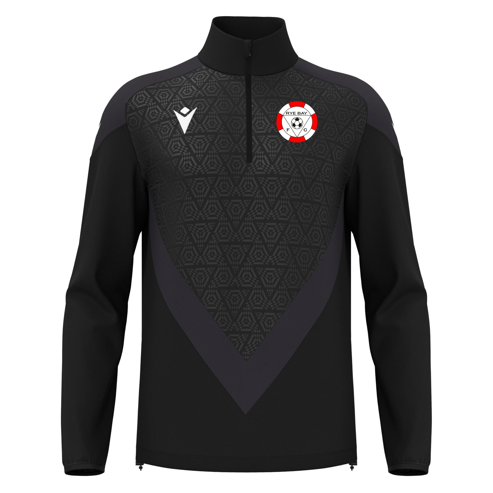 RYE BAY FC COACHES ANDUIN 1/4 ZIP Macron Sports Hub Hastings