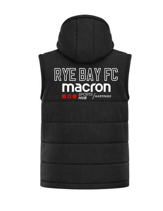 RYE BAY FC COACHES DUALITY GILET Macron Sports Hub Hastings