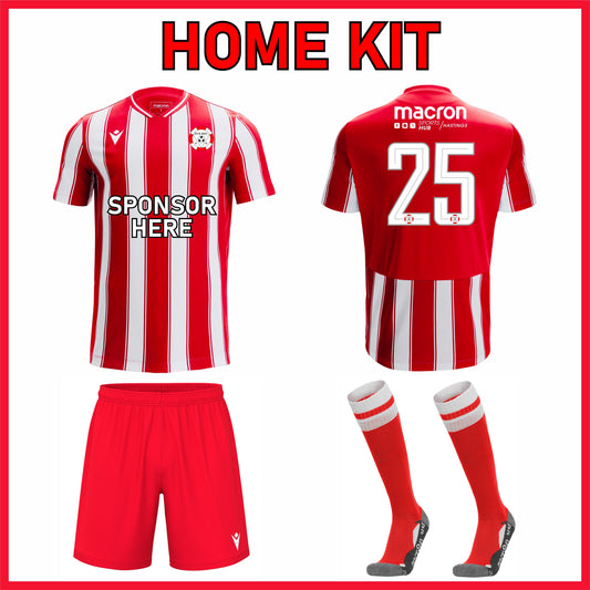RYE BAY FC SNR HOME MATCH KIT Macron Sports Hub Hastings