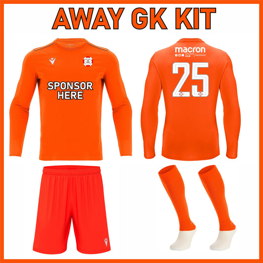 RYE BAY FC SNR AWAY GK MATCH KIT Macron Sports Hub Hastings