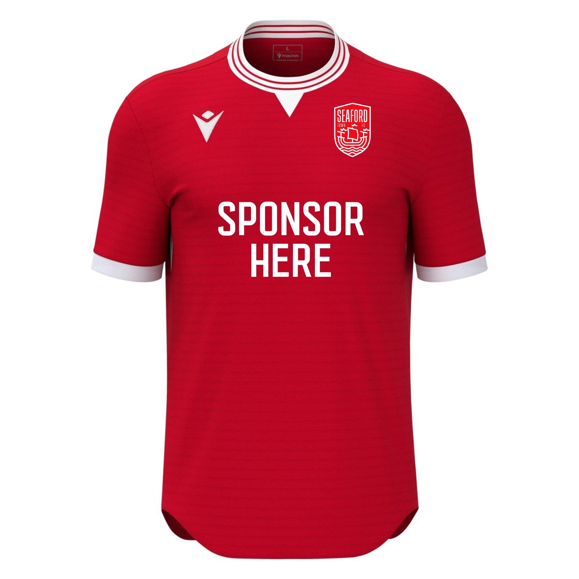 SNR SEAFORD TOWN FC HOME MATCH DAY SHIRT Macron Store Hastings