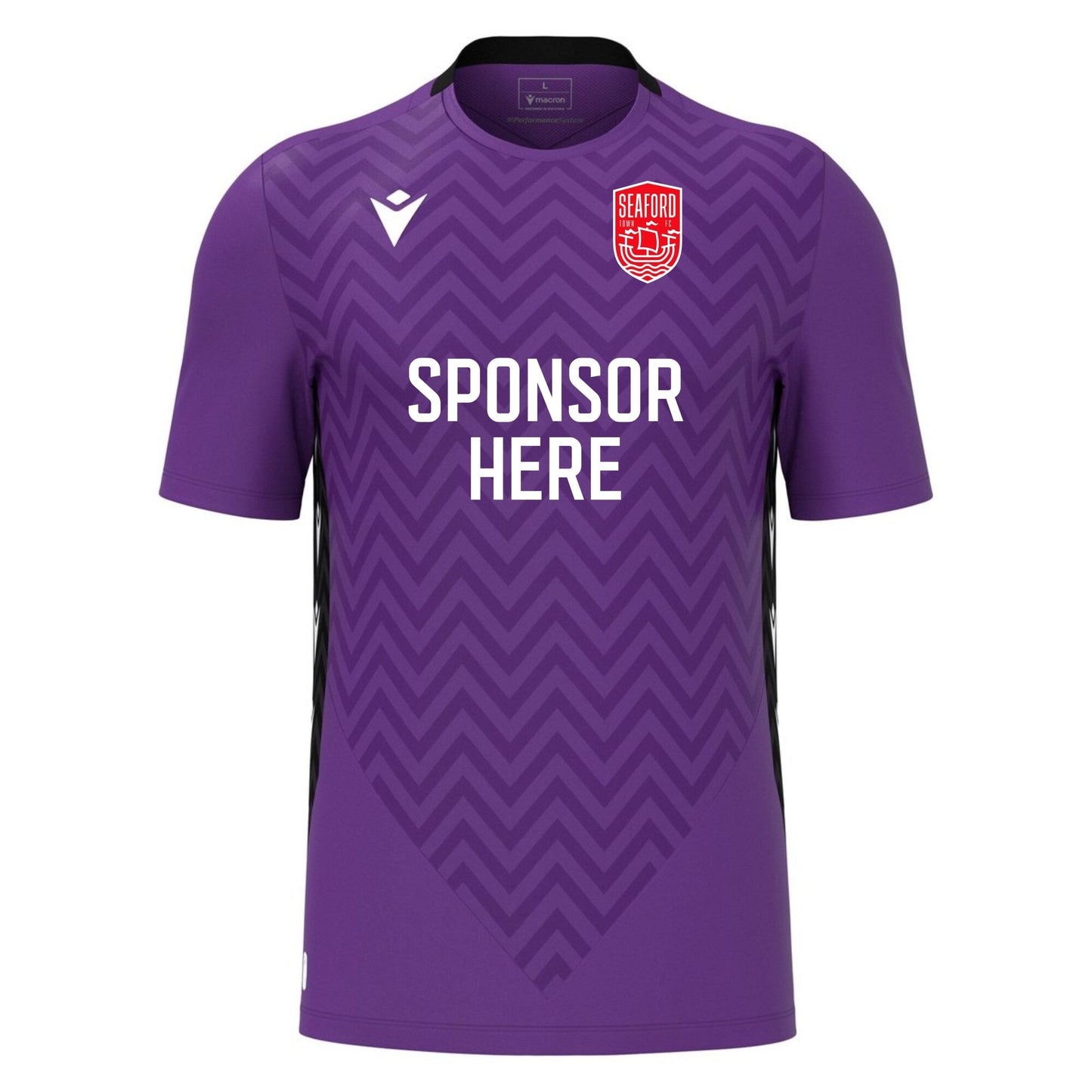 JNR SEAFORD TOWN FC AWAY GK SHIRT Macron Store Hastings