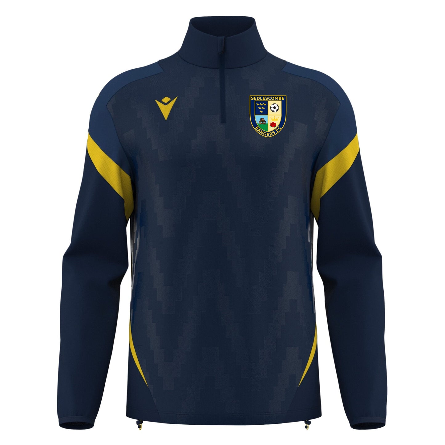 SEDLESCOMBE RANGERS COACHES HOLLOW 1/4 ZIP Macron Sports Hub Hastings