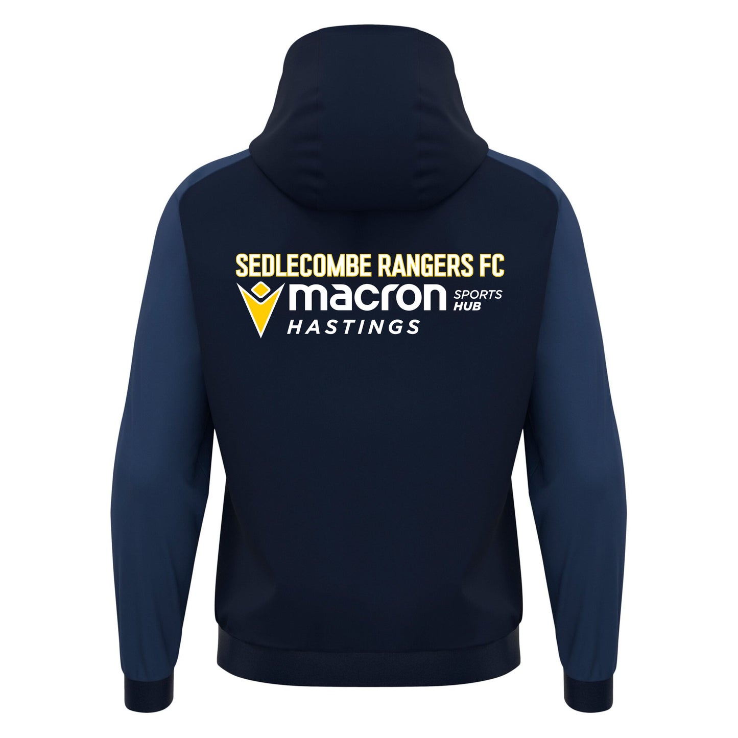 SEDLESCOMBE RANGERS COACHES HORN HOODIE Macron Sports Hub Hastings