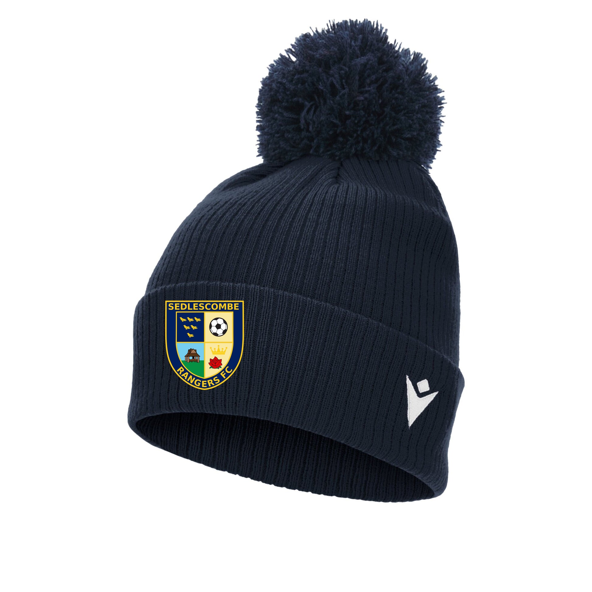 SEDLESCOMBE RANGERS COACHES SNOW BOBBLE HAT Macron Sports Hub Hastings