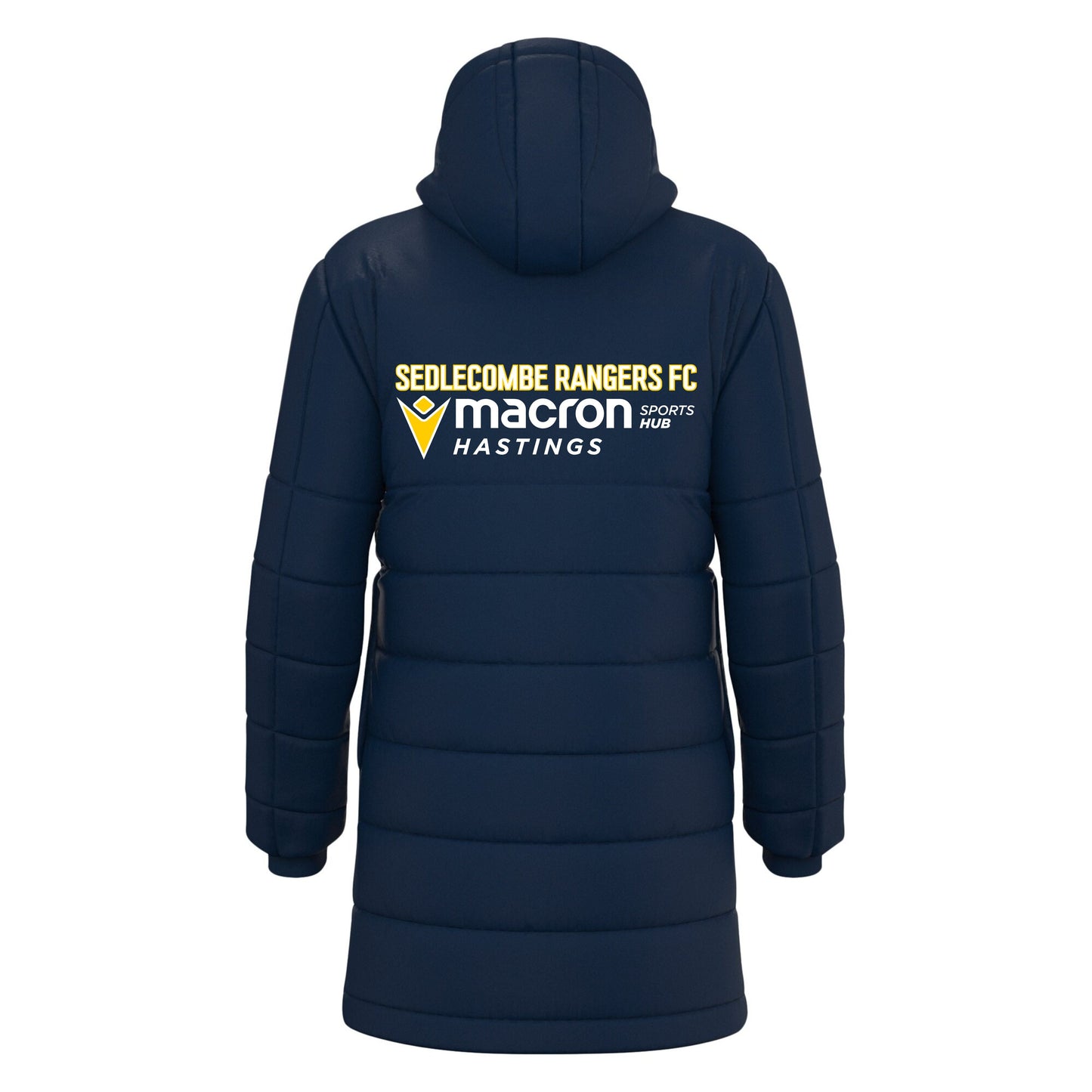 SEDLESCOMBE RANGERS COACHES SUBZERO PADDED JACKET Macron Sports Hub Hastings
