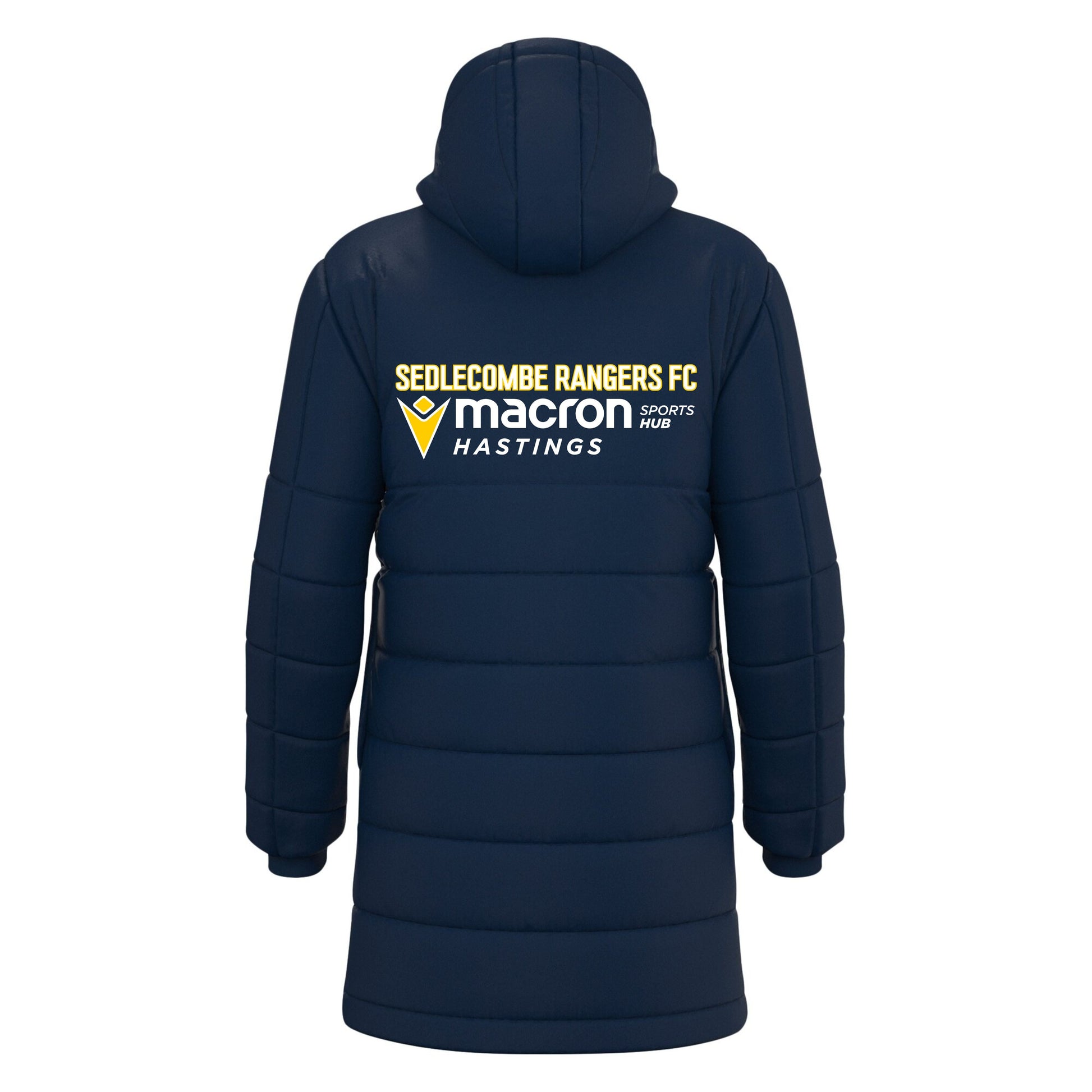 SEDLESCOMBE RANGERS COACHES SUBZERO PADDED JACKET Macron Sports Hub Hastings
