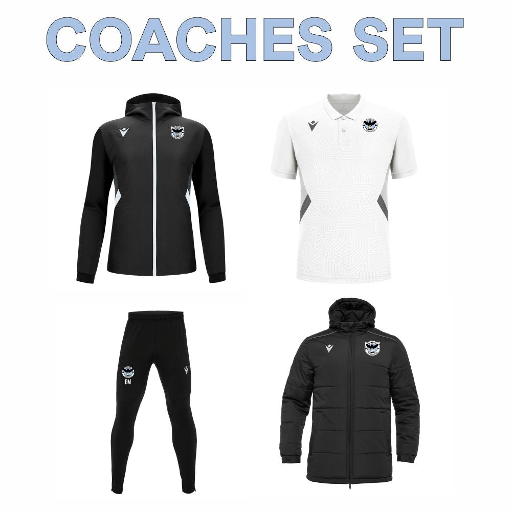 CROWHURST FC COACHES FULL MSH SET Macron Store Hastings
