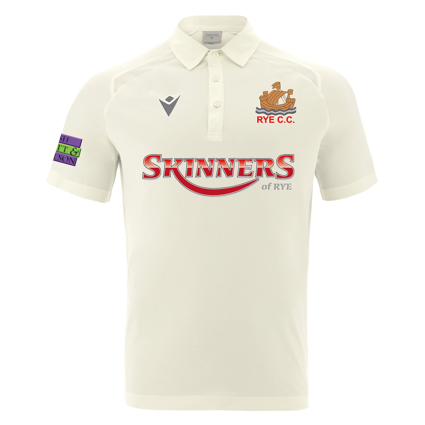 RYE C.C ADULTS HUTTON SHORT SLEEVE MATCH SHIRT Macron Sports Hub Hastings