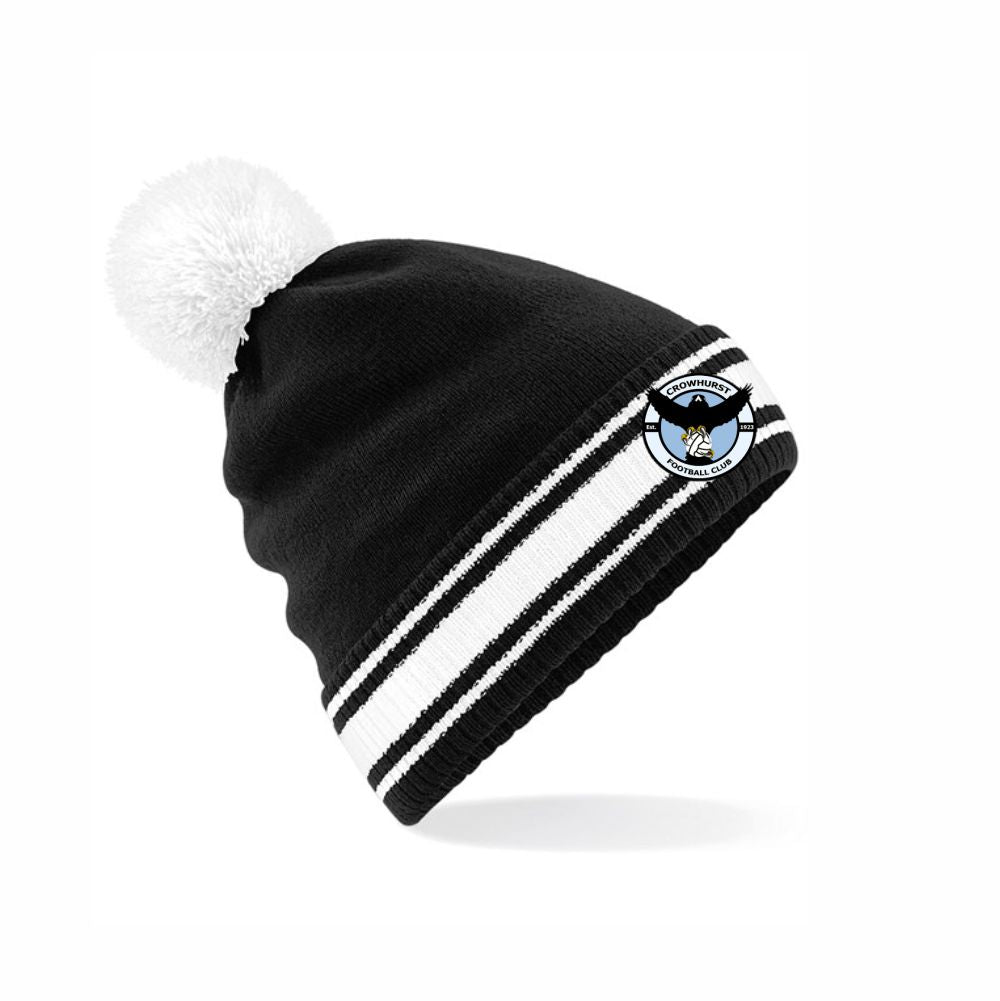 CROWHURST FC WINTER ''LOGO'' BOBBLE HAT ONE SIZE Macron Store Hastings