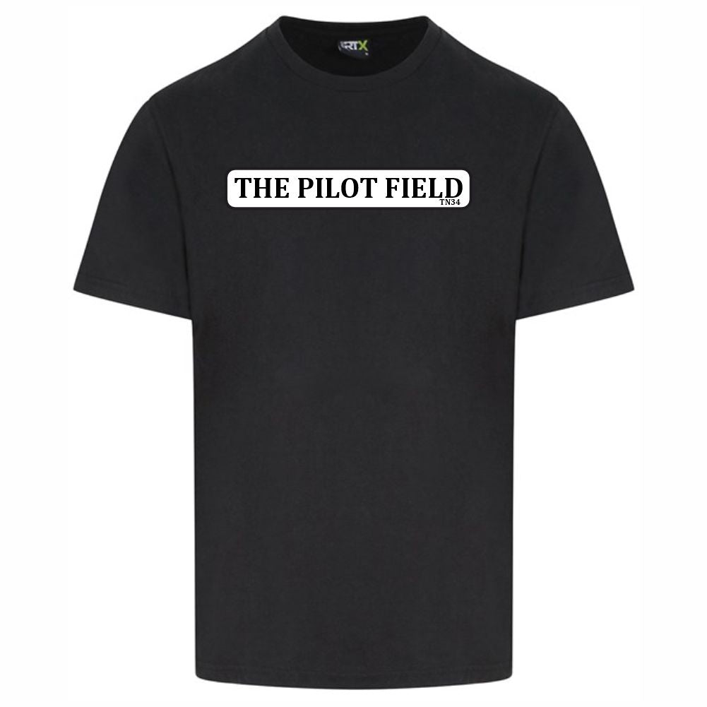 HASTINGS UNITED FC – TN34 PILOT FIELD T SHIRT – Available in 7 colours