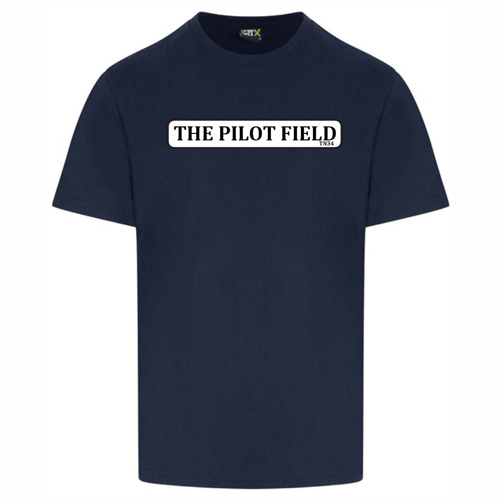 HASTINGS UNITED FC – TN34 PILOT FIELD T SHIRT – Available in 7 colours