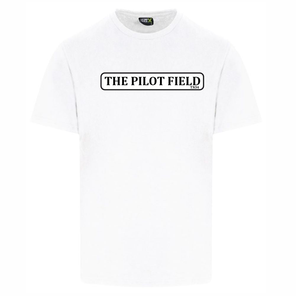 HASTINGS UNITED FC – TN34 PILOT FIELD T SHIRT – Available in 7 colours
