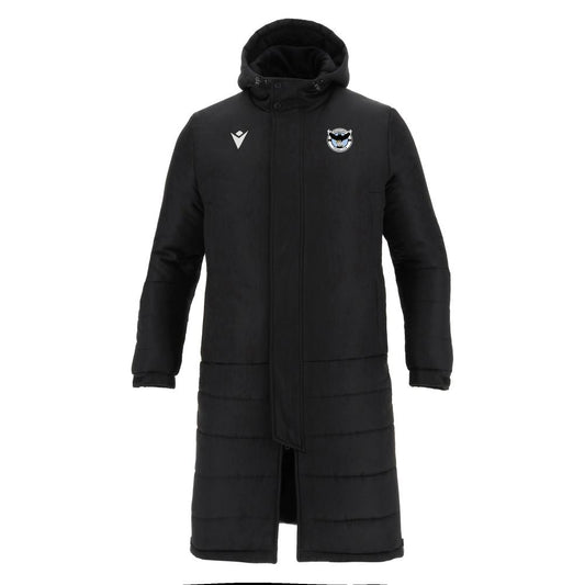 CROWHURST FC COACHES SNR WINTER TURVEY PADDED COAT Macron Store Hastings