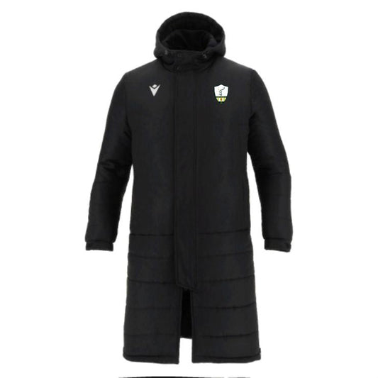 SNR FOREST ROW WINTER PADDED COAT TURVEY BLACK Macron Store Hastings