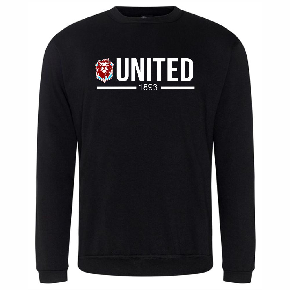 HASTINGS UNITED FC -“UNITED” HUFC SWEATSHIRT – Available in 7 colours