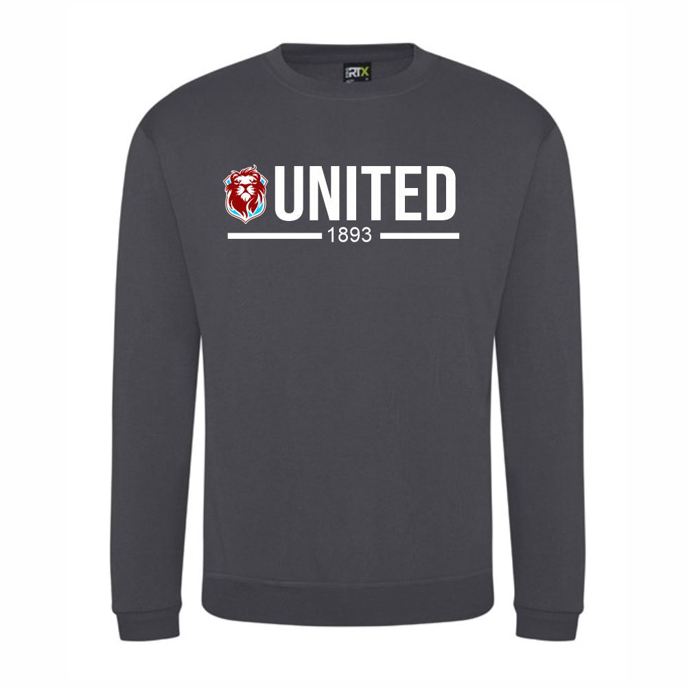 HASTINGS UNITED FC -“UNITED” HUFC SWEATSHIRT – Available in 7 colours